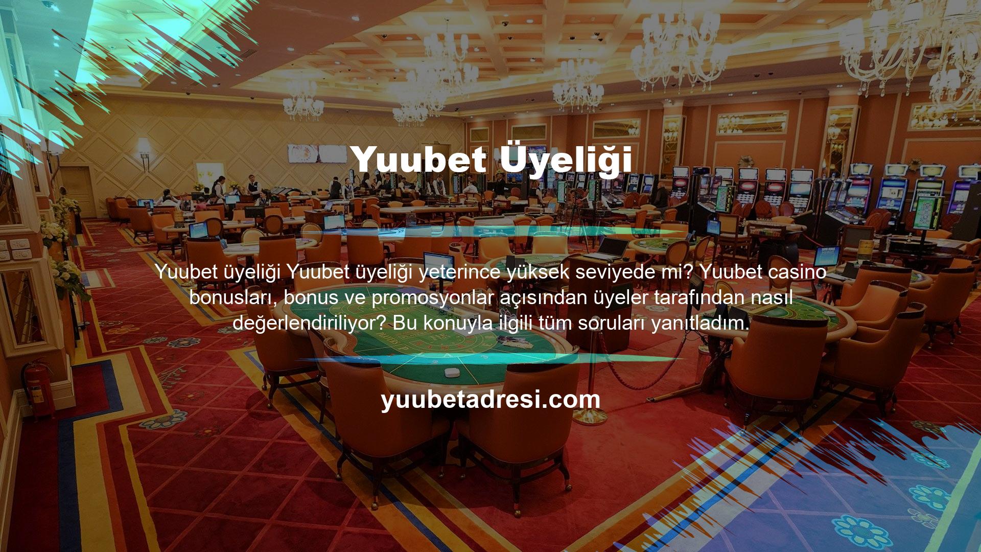 Yuubet platformu casino oyuncularını mutlu ediyor İlgili bonus, yatırımınızın hemen ardından otomatik bonus sistemi üzerinden talep edilerek kullanıcı hesabınıza eklenebilir