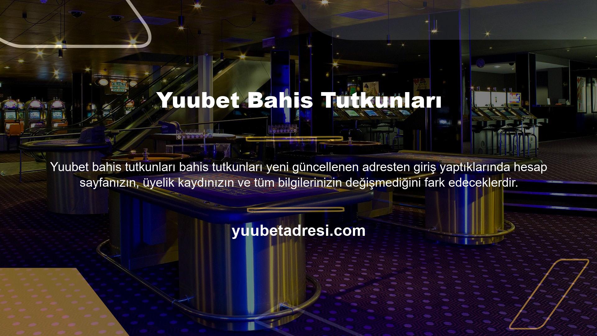 Yuubet Bahis, çeşitli bahis alanları aracılığıyla tüm kullanıcılara yüksek memnuniyet sağlamaktadır