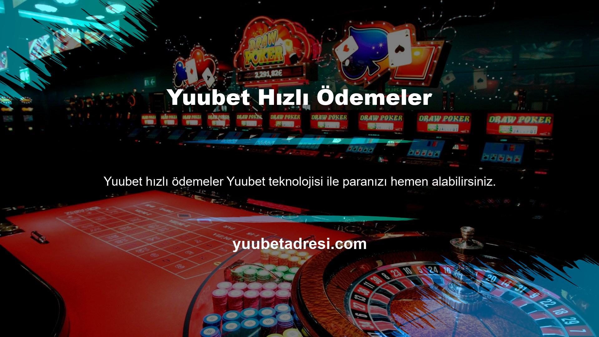 Bahis ve casino hizmetlerimizi hesabınızda 7-24 satın alma ve satışla hızlı ve güvenli bir şekilde deneyebilirsiniz